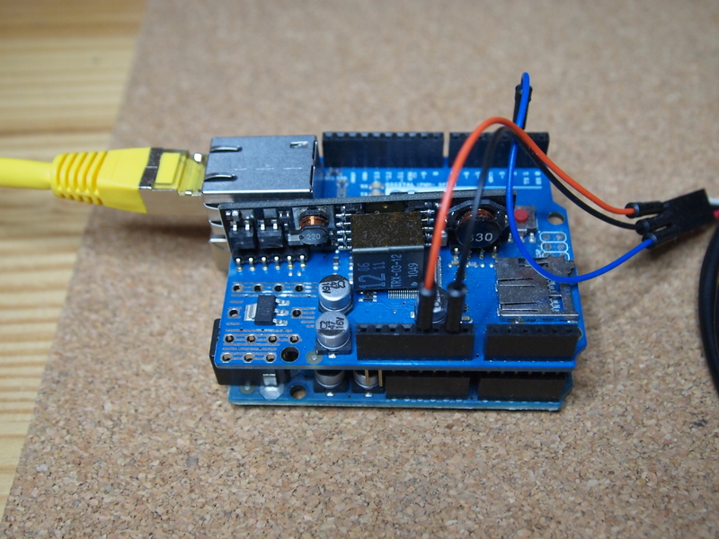 Carte Arduino UNO + Shield Ethernet-POE